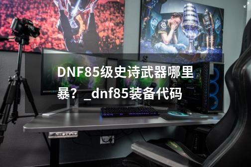 DNF85级史诗武器哪里暴？_dnf85装备代码-第1张-游戏资讯-龙启网络