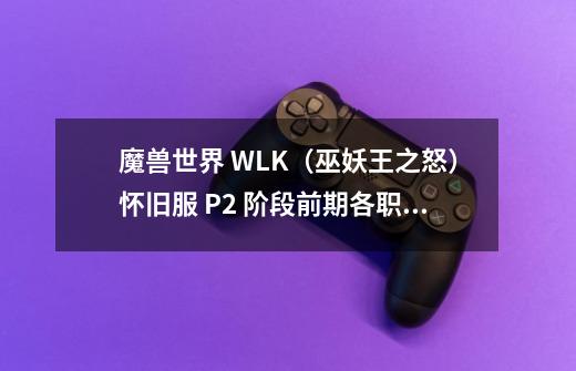 魔兽世界 WLK（巫妖王之怒）怀旧服 P2 阶段前期各职业的 DPS 排行榜-第1张-游戏资讯-龙启网络