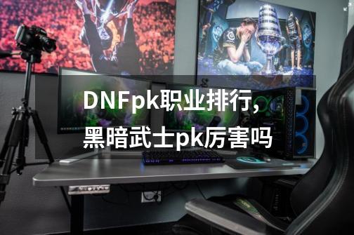 DNFpk职业排行,黑暗武士pk厉害吗-第1张-游戏资讯-龙启网络