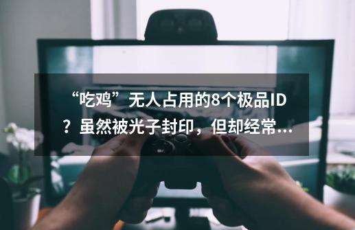 “吃鸡”无人占用的8个极品ID？虽然被光子封印，但却经常遇到！-第1张-游戏资讯-龙启网络