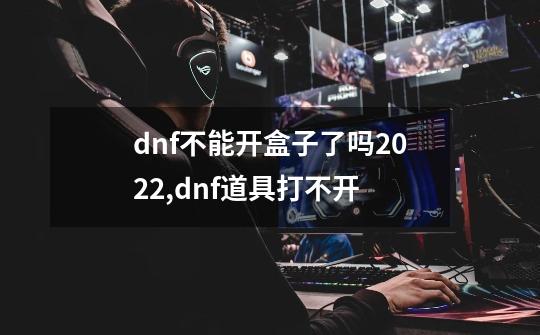 dnf不能开盒子了吗2022,dnf道具打不开-第1张-游戏资讯-龙启网络