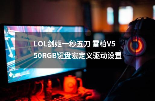 LOL剑姬一秒五刀 雷柏V550RGB键盘宏定义驱动设置-第1张-游戏资讯-龙启网络