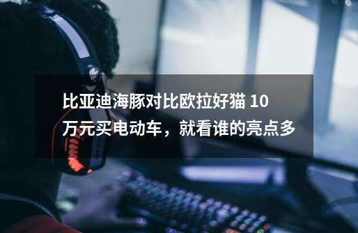 比亚迪海豚对比欧拉好猫 10万元买电动车，就看谁的亮点多-第1张-游戏资讯-龙启网络