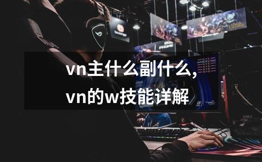 vn主什么副什么,vn的w技能详解-第1张-游戏资讯-龙启网络