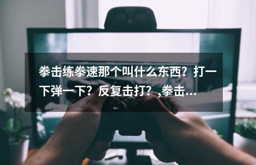 拳击练拳速那个叫什么东西？打一下弹一下？反复击打？,拳击世界锦标赛游戏-第1张-游戏资讯-龙启网络