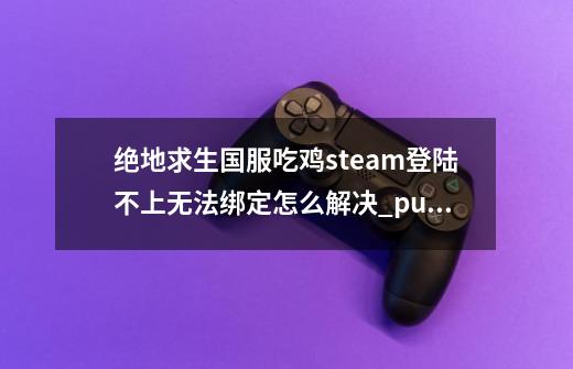 绝地求生国服吃鸡steam登陆不上无法绑定怎么解决_pubg绝地求生国服-第1张-游戏资讯-龙启网络